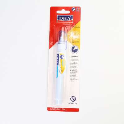 Metal Tip Correction Pen School Supplies 9ml Correction Fluid Msds