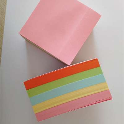 76*76mm(2''*3'')Sticky Memo Pads in brick shape with in five colour